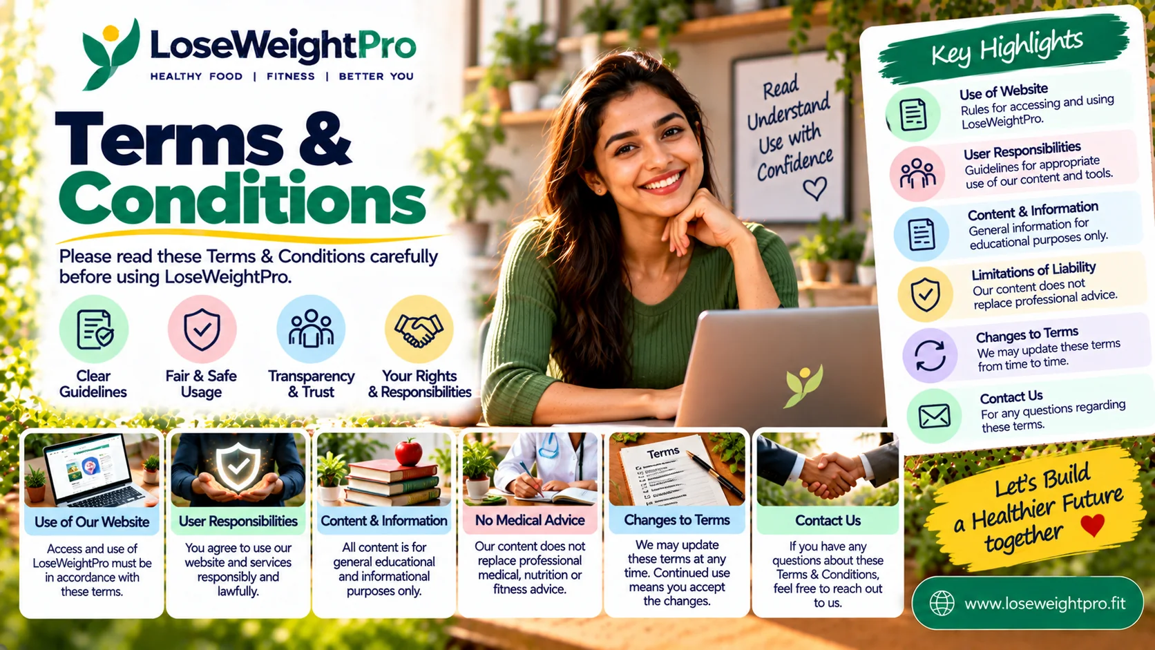 LoseWeightPro Terms and Conditions
